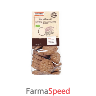 fior di biscotti di farro integrale e amaranto bio 250 g