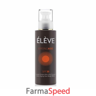 eleve bronzage latte solare anti eta' corpo spf 30 200 ml