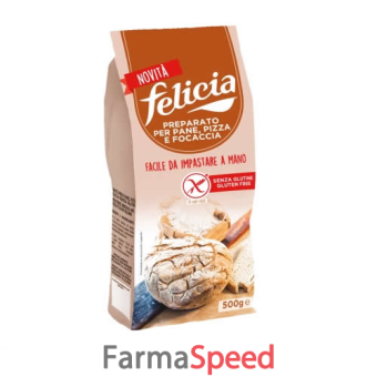 felicia bio preparato per pane pizze e focacce 500g