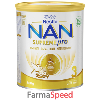 nan supreme pro 3 polvere 800 g
