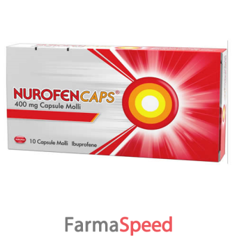 nurofencaps - 400 mg capsule molli 10 capsule in blister pvc/pvdc/al