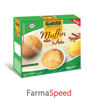 giusto senza glutine muffin alla mela 200 g
