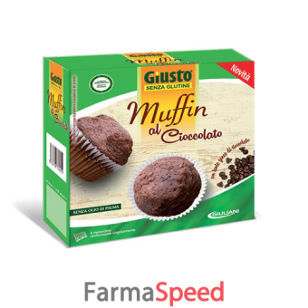 giusto senza glutine muffin al cioccolato 200 g