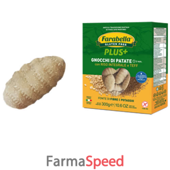 farabella plus gnocchi patate riso integrale e teff 300 g