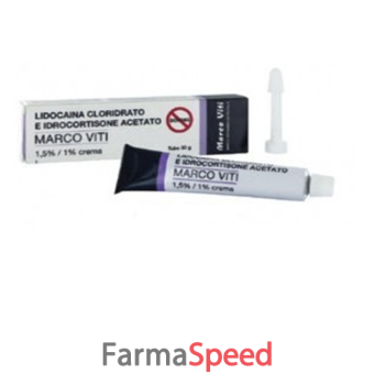 lidocaina idrocort mv - 15 mg/g + 10 mg/g crema rettale tubo 30g