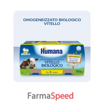 humana omogeneizzato vitello bio 2 x 80 g