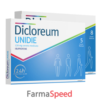 dicloreum unidie - 136 mg cerotto medicato 5 cerotti