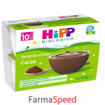hipp merenda al latte cacao 4x100 g