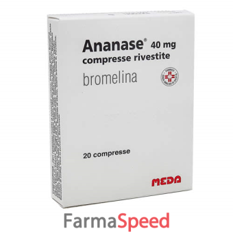 ananase - 40 mg compresse rivestite 20 compresse rivestite