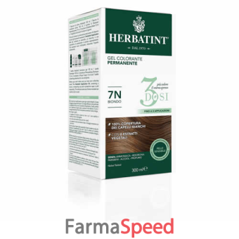 herbatint gel colorante permanente 3 dosi 7n biondo 300 ml