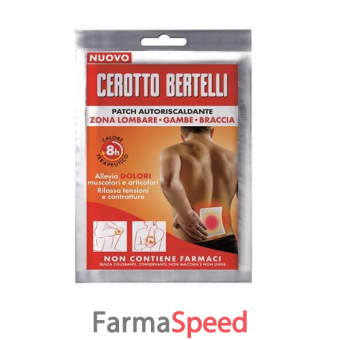 bertelli cerotto autoriscaldante 1 pezzo