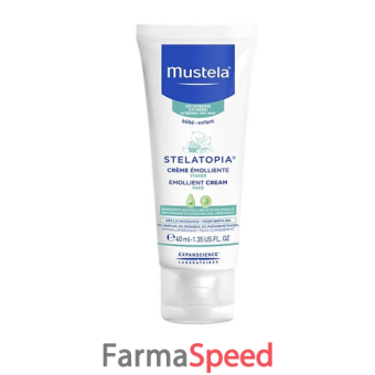 mustela stelatopia crema viso emolliente 40 ml