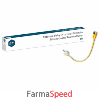 catetere foley in silicone 2 vie diametro ch 16 punta nelaton con palloncino 10 ml 1 pezzo