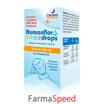 humanflor baby drops 1 flaconcino 6 ml