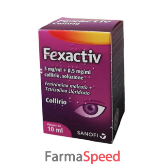 fexactiv - 3 mg/ml + 0,5 mg/ml collirio, soluzione 1 flacone ldpe da 10 ml
