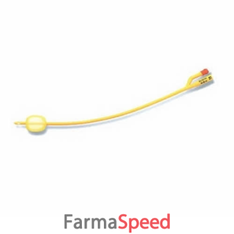catetere foley in silicone 2 vie diametro ch 18 punta nelaton con palloncino 10 ml 1 pezzo