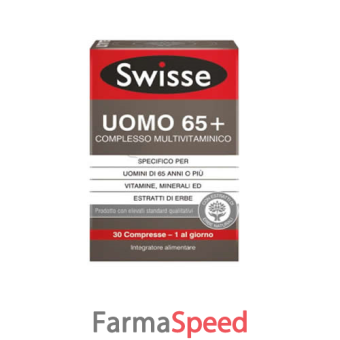 swisse uomo 65+ complesso multivitaminico 30 compresse