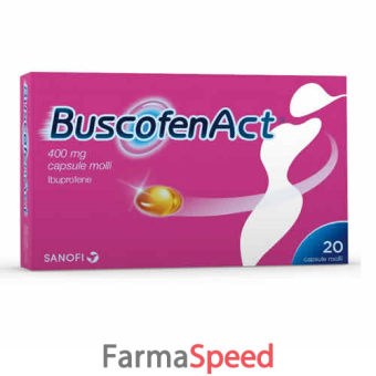 buscofenact - 400 mg capsule molli, 20 capsule in blister pvc/pe/pvdc-al