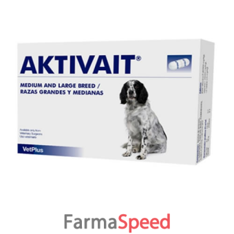 aktivait dog medium & large breed 60 capsule
