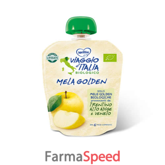 mellin viaggio italia pouch bio mela golden 90 g