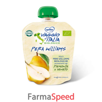 mellin viaggio italia pouch bio pera golden 90 g