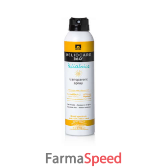 heliocare 360 pediatric transparent spray 200 ml spf 50+