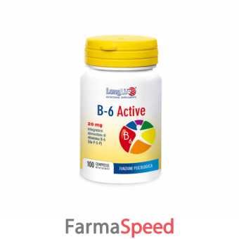 longlife b6 active 20mg 100 compresse