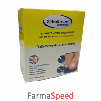 schollmed onicomicosi - 5% smalto medicato per unghie 1 flacone da 2,5 ml