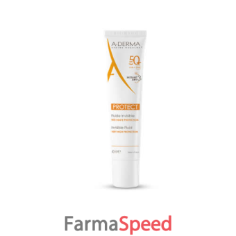 aderma protect fluido invisibile 50+ 40 ml