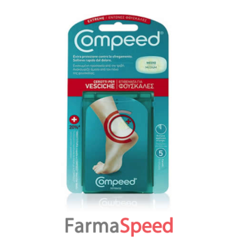 compeed cerotto per vesciche tallone sport 5 pezzi