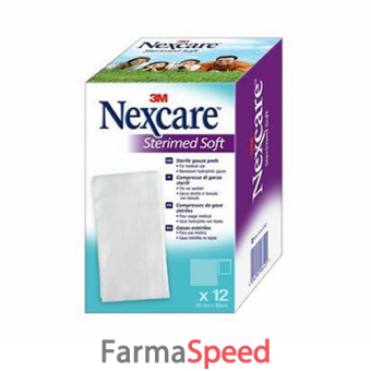 nexcare sterimed compresse garza sterili soft 18 x 40 cm 12 pezzi