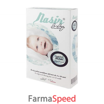 nasir baby lavaggio nasale per neonato e bambino 250 ml + sacca + 3 ugelli + 1 siringa 10 ml