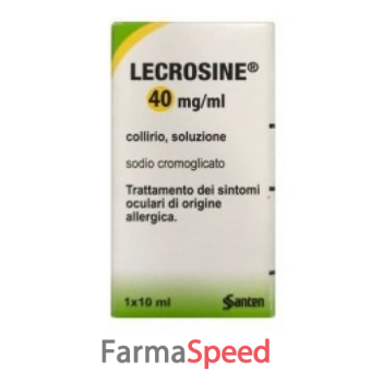 lecrosine - 40 mg/ml collirio, soluzione 1 flacone in ldpe da 10 ml