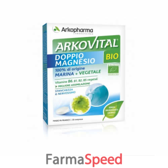 arkovital doppio magnesio bio 30 compresse