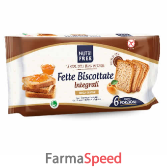 nutrifree fette biscottate integrali 225 g