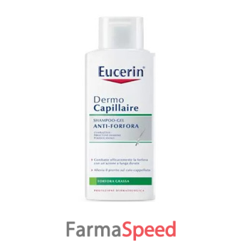 eucerin shampoo/gel anti forfora grassa 250 ml