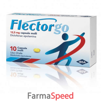 flectorgo - 12,5 mg capsule molli 10 capsule in blister pvc/pe/pvdc/al