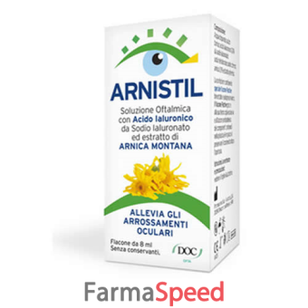 arnistil soluzione oftalmica acido ialuronico 0,2% + estratto di arnica montana 0,1% flacone 8 ml