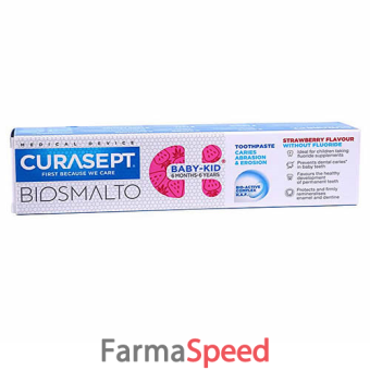 curasept biosmalto baby kid senza fluoro 50 ml