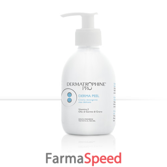 dermatrophine pro derma peel crema detergente viso delicata