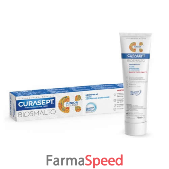 curasept biosmalto dentifricio junior 75 ml