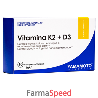 yamamoto research vitamina k2+d3 60 compresse
