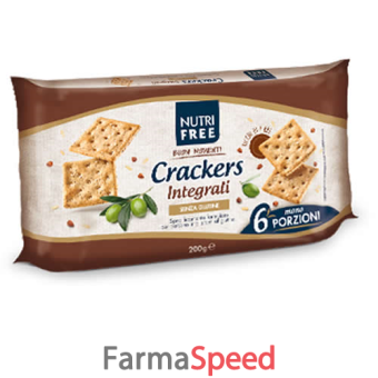 nutrifree crackers integrali 33,4 g x 6 pezzi