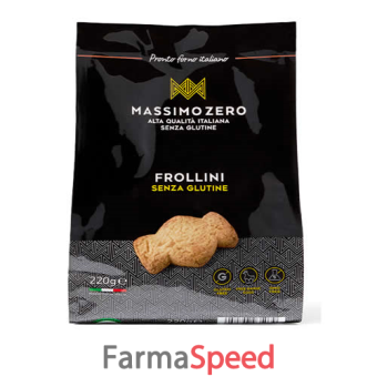 massimo zero frollini senza glutine 220 g