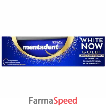 mentadent white now gold triple power 50 ml
