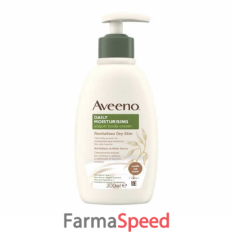 aveeno crema corpo yogurt vaniglia & avena 300 ml