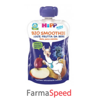 hipp bio smoothies mela pera e mirtillo 120 ml