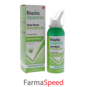 rinazina aquamarina isotonica aloe spray nebulizzazione delicata 100 ml