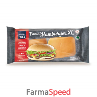 nutrifree panino hamburger xl 2 pezzi da 100 g
