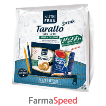 nutrifree merenda & go tarallo break 30 g + frullato omaggio